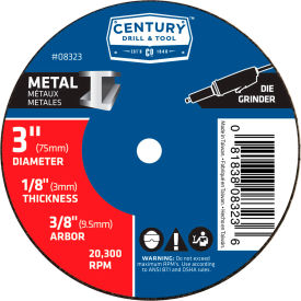 Century Drill 08323 Cutting Wheel 3