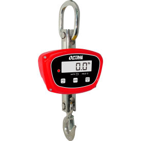 Optima LCD Digital Crane Scale With Remote 1000 lb x 0.2 lb OP-924B-1000LCD