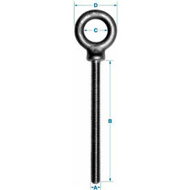 Ken Forging K2023-6 - Carbon Eyebolt - Shoulder Pattern - 3/8-16 - 6