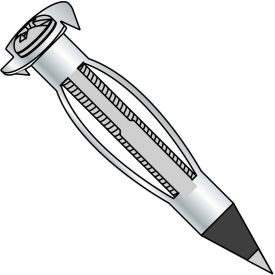 1/8 SHORT  Hollow Wall Anchor Drive Zinc Pkg of 100 1805AWHDS