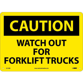 Safety Signs - Caution Watch Out Forklift Trucks - Rigid Plastic 10