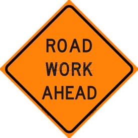 Dicke Safety Reflective Roll-Up Sign 48