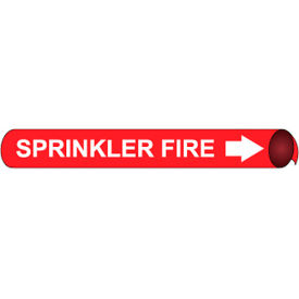 NMC™ Precoiled & Strap-On Pipe Marker Sprinkler Fire Fits 8