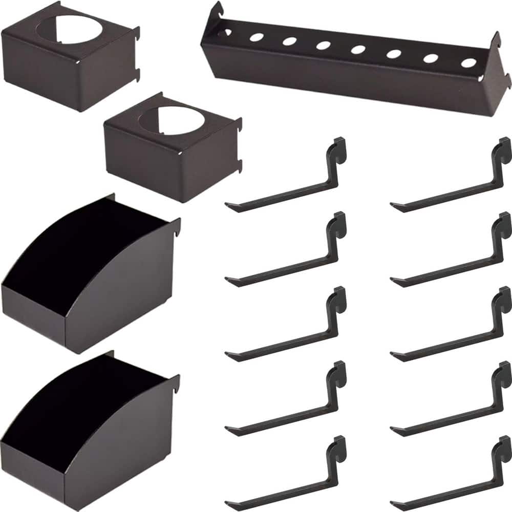Mobile Bench, Stand & Center Accessories, Accessory Type: 15-Piece Accessory Kit , For Use With: Gridlok Metal Pegboard and Flextur Carts  MPN:79088100