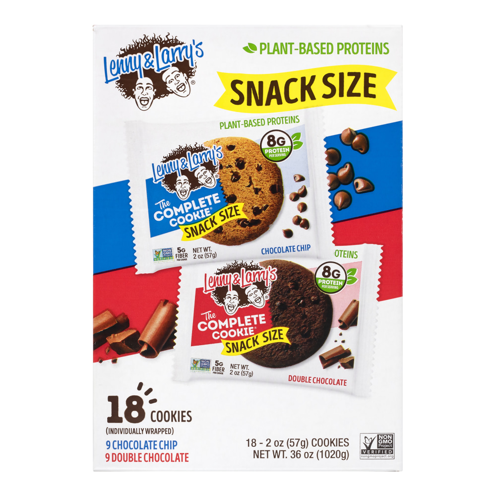 Lenny & Larrys Complete Cookie Variety Pack, Box Of 18 Cookies (Min Order Qty 2) MPN:787692891221