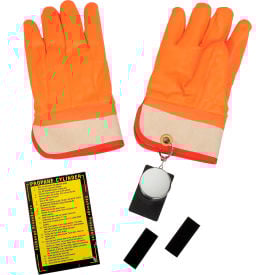 Ideal Warehouse Forklift Propane Cylinder Handling Gloves - 70-1030 Retracto-Glove 70-1030