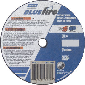 Norton 66252843175 BlueFire Small Diameter Cut-Off Wheel 3