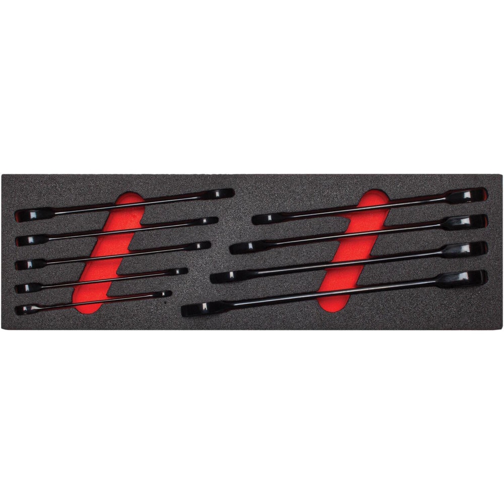 Wrench Sets, System Of Measurement: Inch , Size Range: 1/4 in - 3/4 in , Container Type: Foam Inserts , Wrench Size: 1/4 in, 5/16 in, 3/8 in, 7/16 in, 1/2 in MPN:JSCR-9SKV