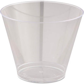 WNA Comet Plastic Tumbler 9 Oz. Translucent Squat 500/Pack WNA T9S