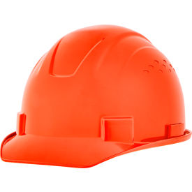 Jackson Safety Advantage Front Brim Hard Hat Non-Vented 4-Pt. Ratchet Suspension Hi-Vis Orange 20205