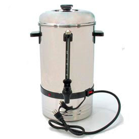 Classic Coffee Concepts SSU36-Coffee Percolator 36-Cup Stainless Steel  120V SSU36