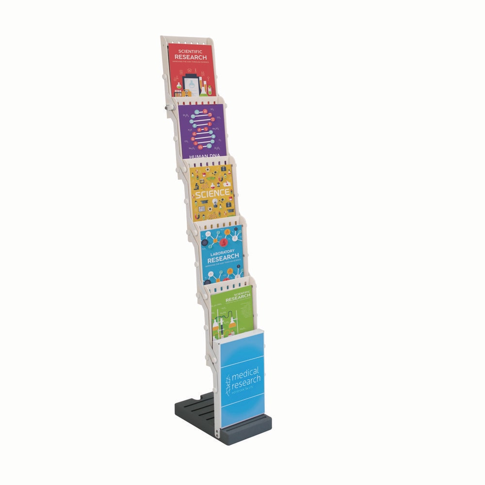 Compartment Storage Boxes & Bins, Type: Portable , Product Type: Literature Display , Overall Width (Inch): 10-3/4 , Overall Depth (Inch): 14-5/8  MPN:230025-WHIT