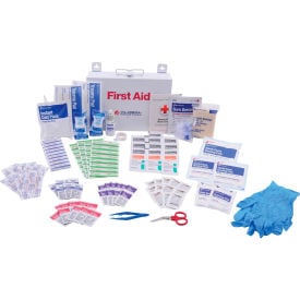 GoVets™ First Aid Kit 25 Person ANSI Compliant Metal Case 292A761