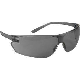 Zenon Ultra-Lyte Anti-Scratch/Anti-Fog Frameless Safety Glasses Gray Lens Gray Temple Pack of 12 250-14-0021
