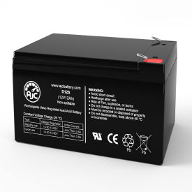 AJC® BB BPL12-12 Sealed Lead Acid Replacement Battery 12Ah 12V F2 AJC-D12S-V-0-191076