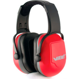 Jackson Safety Adjustable Safety Ear Muffs Noise Reducing & Dielectric 26dB NRR Red 20774