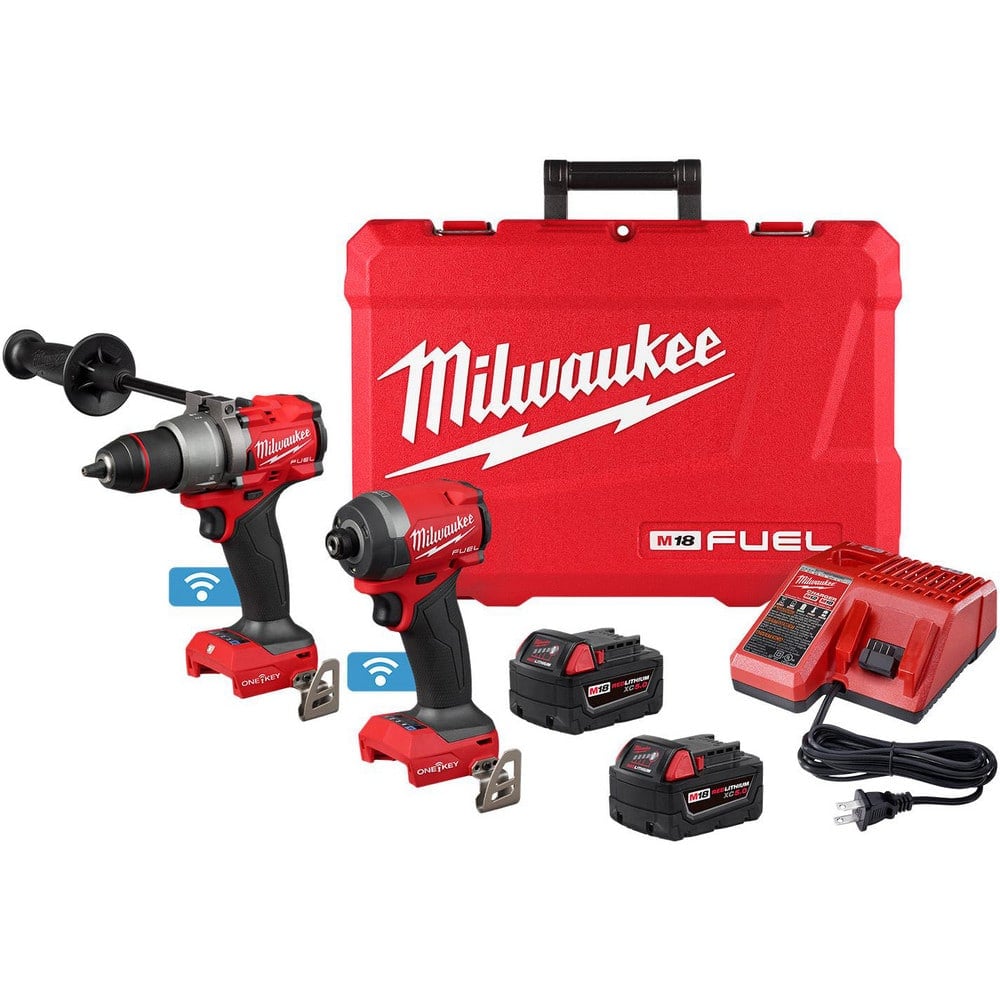 Cordless Tool Combination Kits, Kit Type: Hammer Drill, Impact Driver , Voltage: 18.00 , Batteries Included: Yes , Battery Chemistry: Lithium-ion  MPN:3696-22