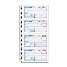 Adams® Money/Rent Receipt Book 2-Part Carbonless 5-1/4