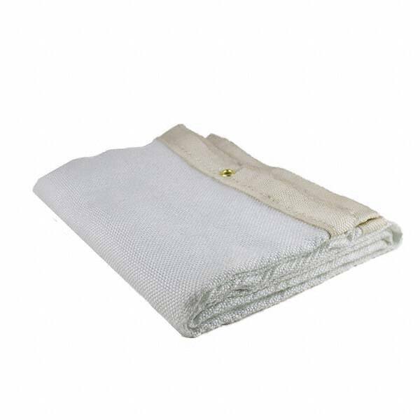 Welding Blankets, Curtains & Rolls, Material: Fiberglass , Width (Inch): 40 , Material Weight (oz/sq. yd.): 24 , Color: White , Grommet: Yes  MPN:36147
