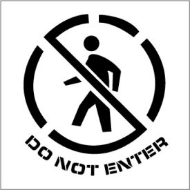Plant Marking Stencil 20x20 - Do Not Enter PMS204