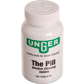 Unger® Pill Window Cleaning Tablets 100/Bottle UNGPLBTLEA