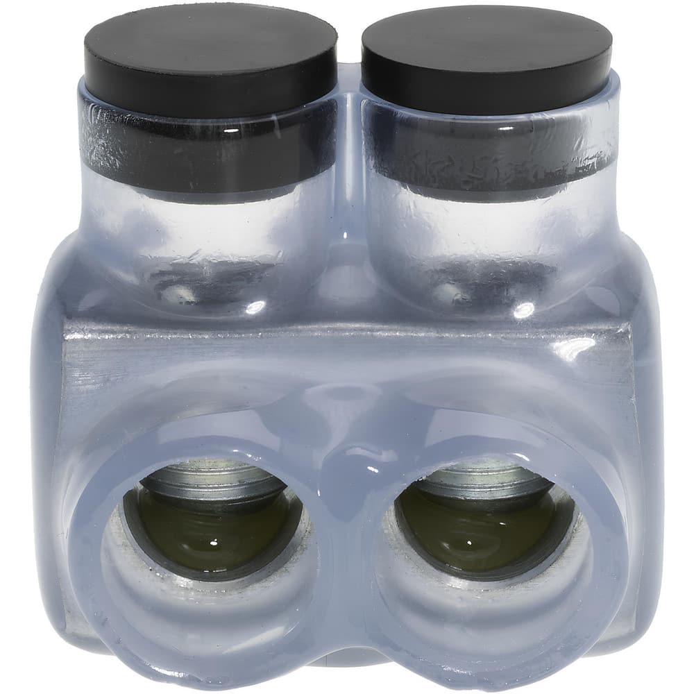 Push In Wire Connectors, Connector Type: Tap , Compatible Wire Size (AWG): 0, 14AWG , Number Of Ports: 2 , Overall Length: 1.90 , Connector Color: Clear  MPN:IT-1/0C
