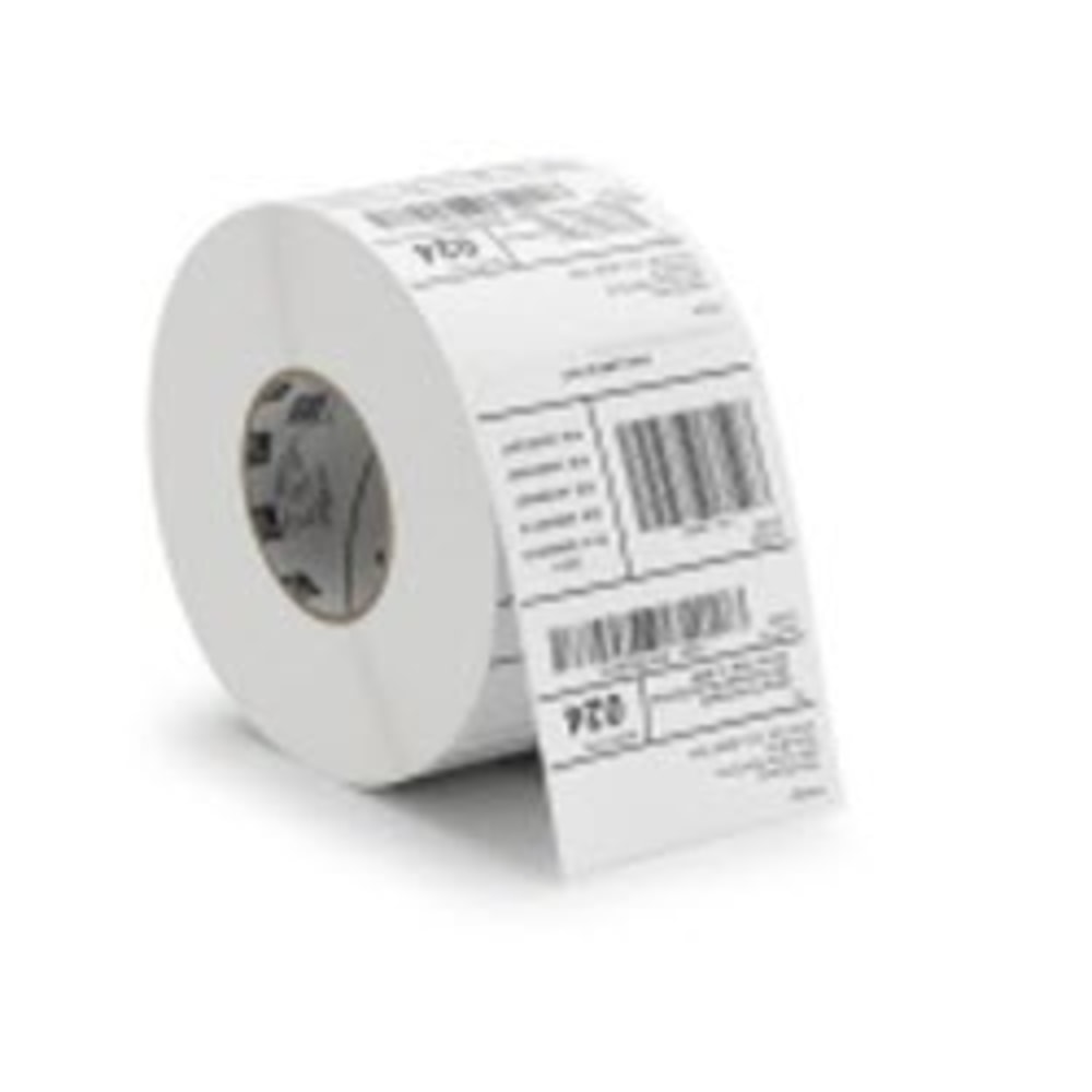 Zebra Direct Thermal Transfer Label Paper Rolls, 10000290, Rectangle, 4in x 6in, White, 1,000 Labels Per Roll, Pack Of 4 Rolls MPN:10000290