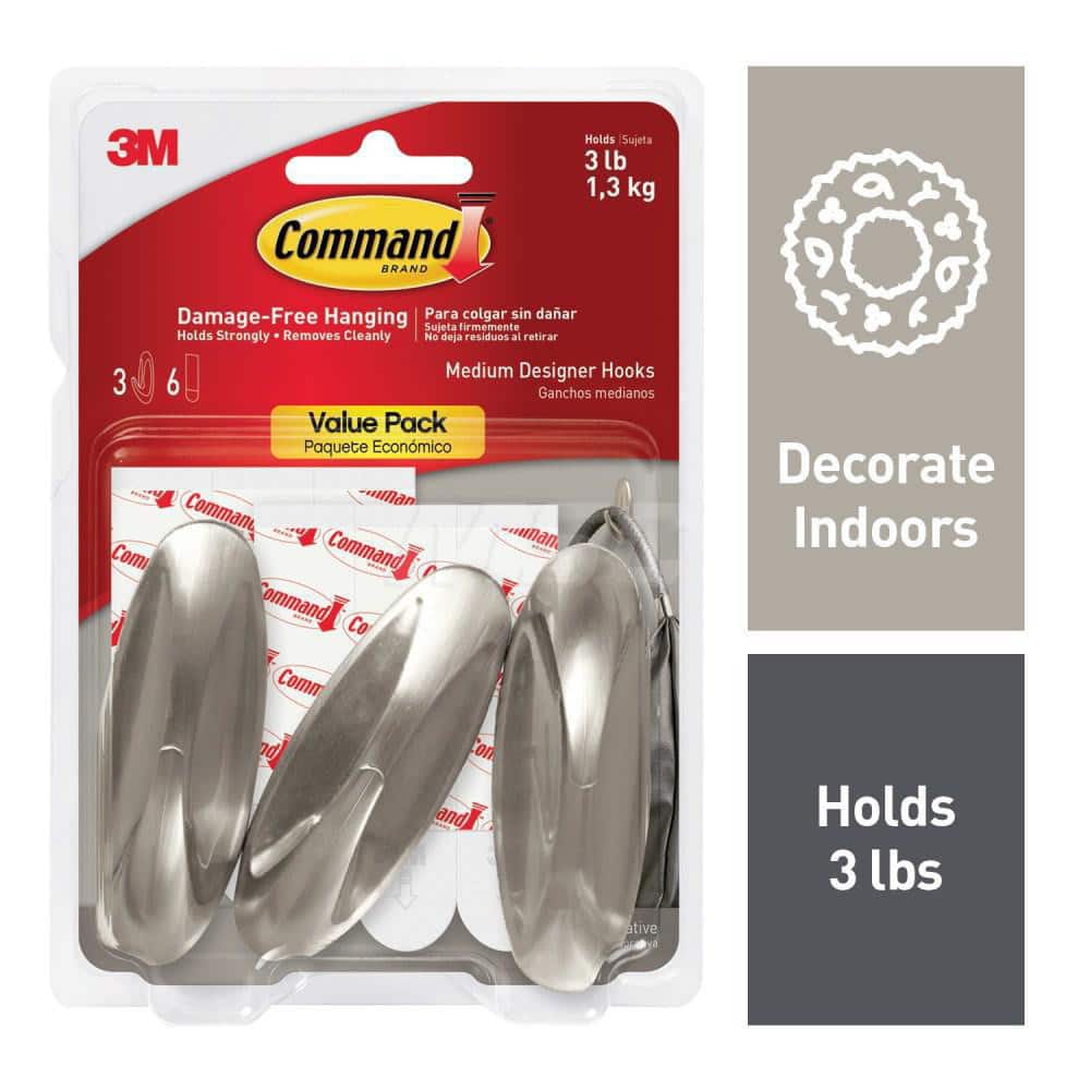 Storage Hook: Adhesive Back Mount, 1.22