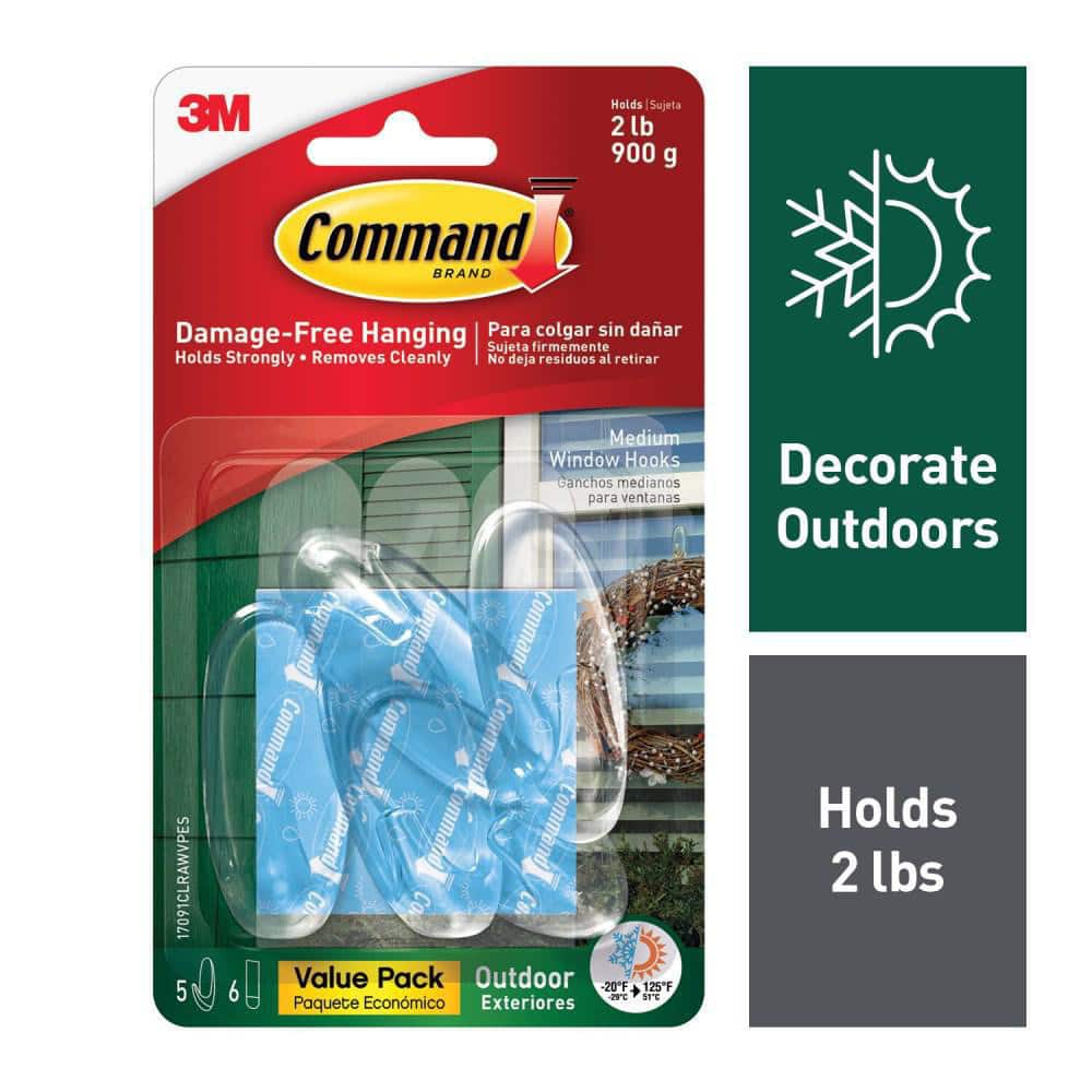 Storage Hook: Adhesive Back Mount, 0.912