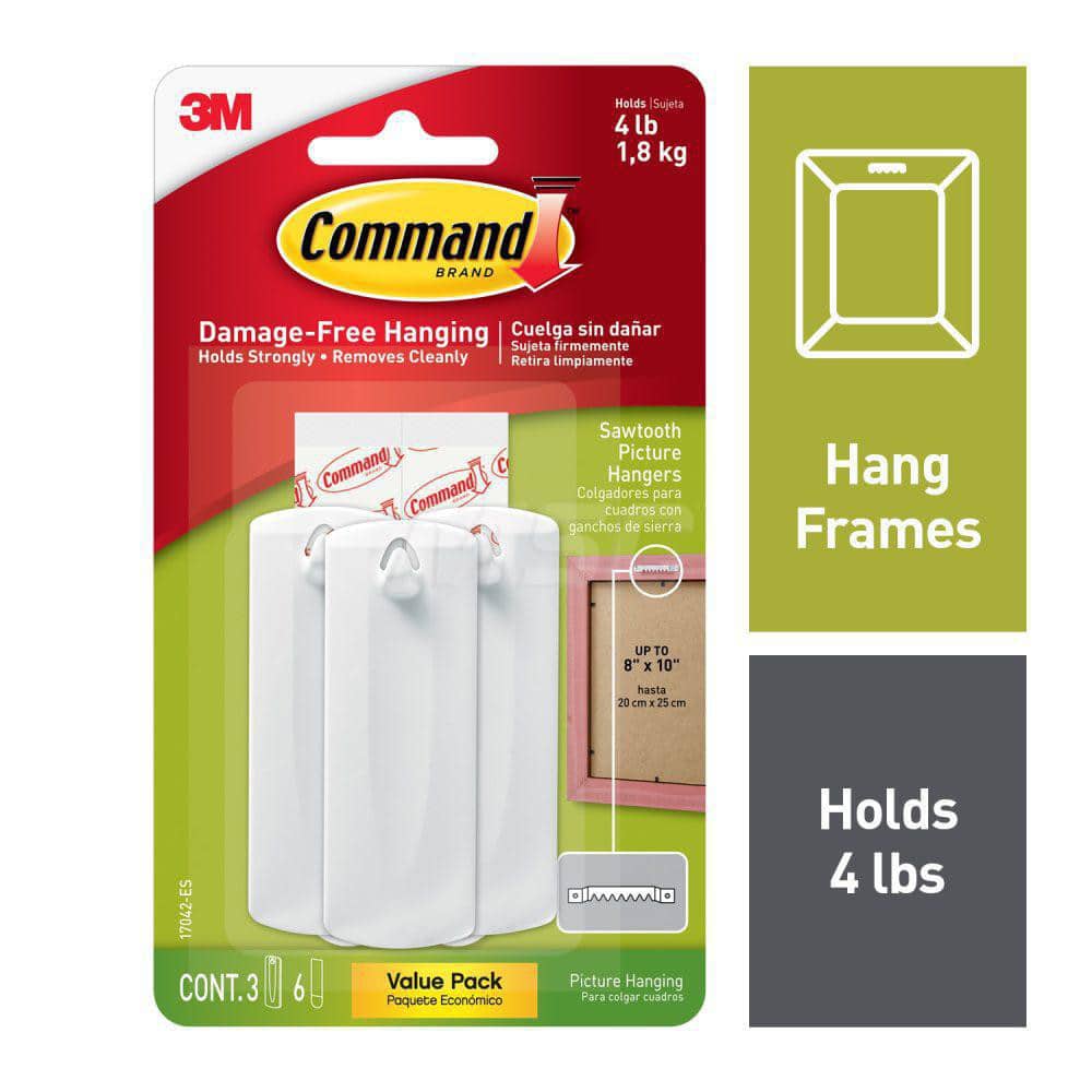 Storage Hook: Adhesive Back Mount, 0.3