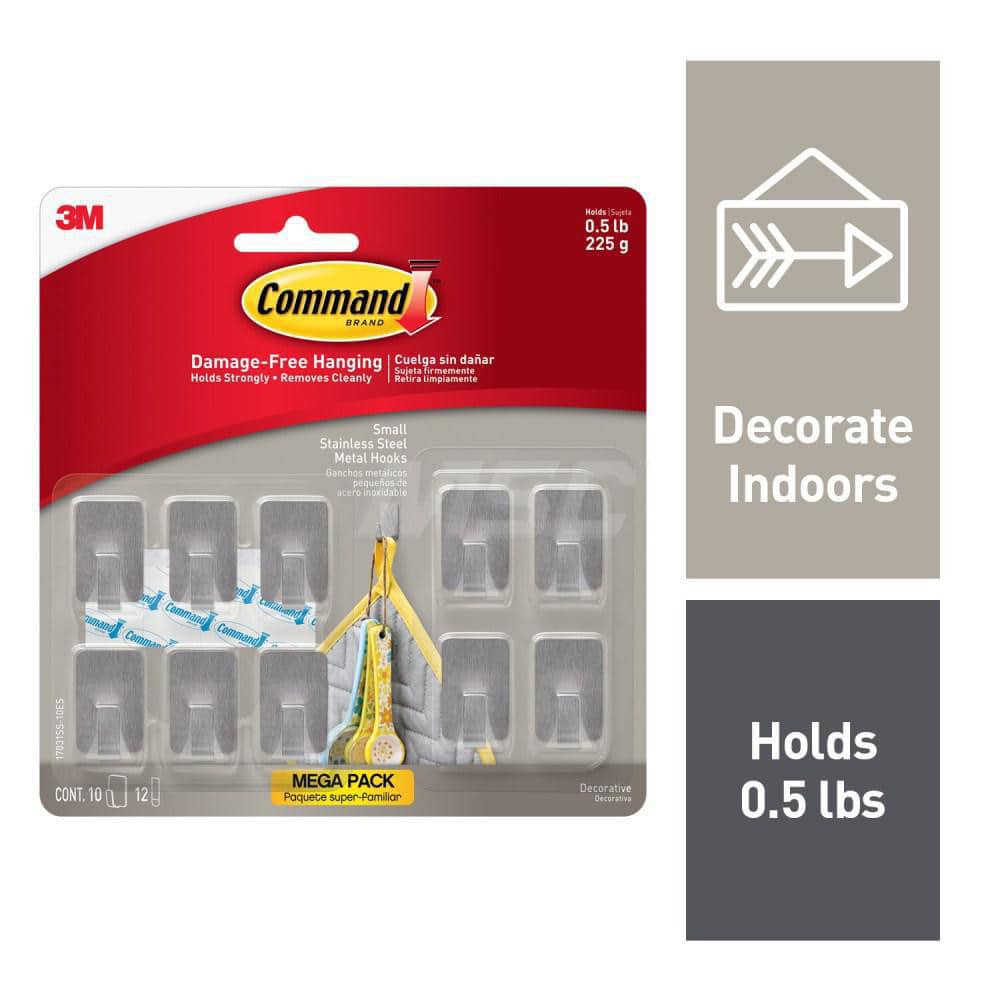 Storage Hook: Adhesive Back Mount, 1.2