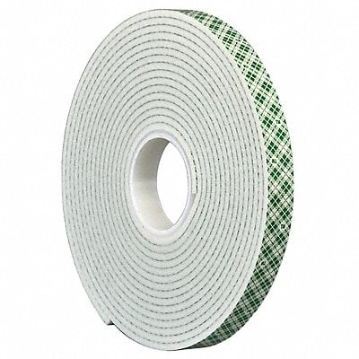 Double Sided Foam Tape 5 yd L 1/2 W MPN:4016