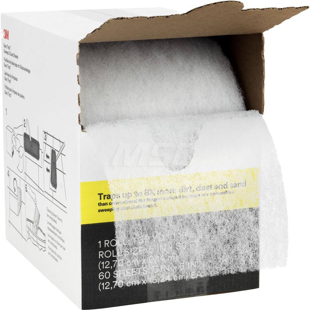 Easy Trap Sweep & Dust Sheets, 5 in x 6 in, 250 Sheets/Roll MPN:7100081544