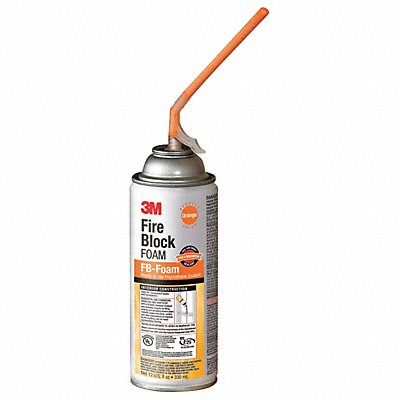 Fire Block Sealant 12 oz Orange Aerosol MPN:FB-FOAM-ORANGE