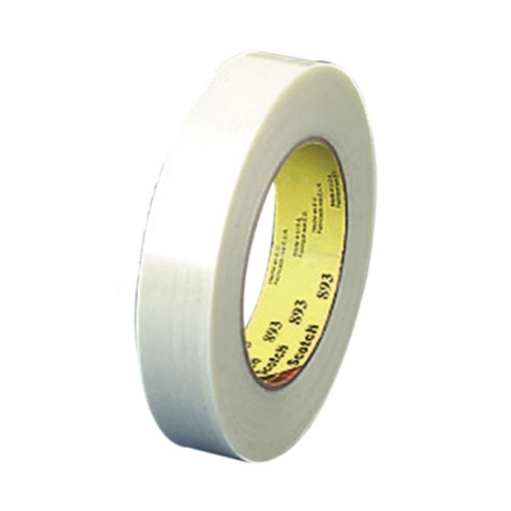 Scotch General Purpose Filament Tape - 0.75in Width x 60 Yd. Length - 3in Core - Synthetic Rubber - Glass Yarn Backing - 1 / Roll - Clear (Min Order Qty 5) MPN:89334