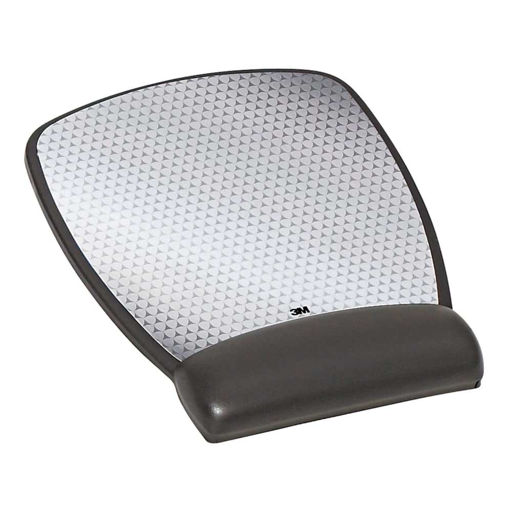 3M Precise Mouse Pad With Gel Wrist Rest, Compact, Black (Min Order Qty 3) MPN:MW309LE
