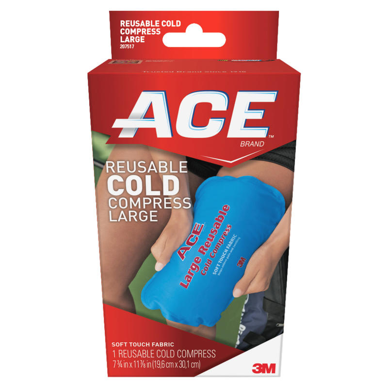 ACE Reusable Large Cold Compress, Blue (Min Order Qty 4) MPN:207517