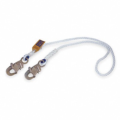 Restraint Lanyard White Fixed MPN:1232354