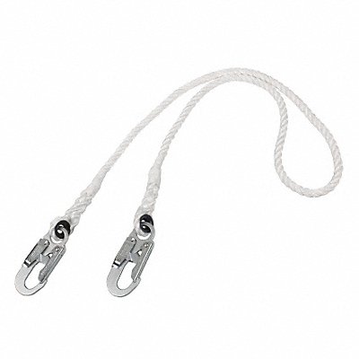 Positioning Lanyard White Fixed MPN:1385501