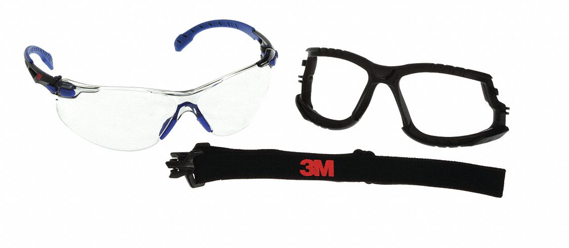 Glasses Gray Lens Anti-Fog Clear Frame MPN:S1107SGAF-KT