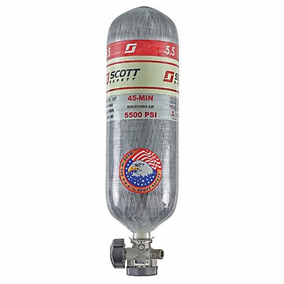 SCBA Cylinder 5500 psi 45 Min Filled MPN:200969-01