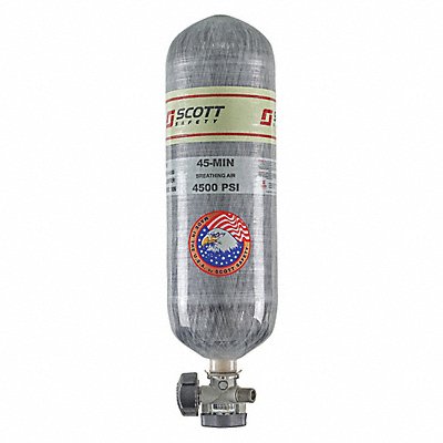 SCBA Cylinder 4500 psi 45 Min Filled MPN:804722-35