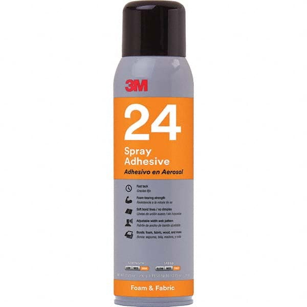 Spray Adhesive: 16 oz Aerosol Can, Orange MPN:7100179450