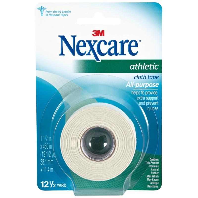 3M Nexcare Athletic Cloth Tape, 1 1/2in x 10 Yd. (Min Order Qty 12) MPN:870-B