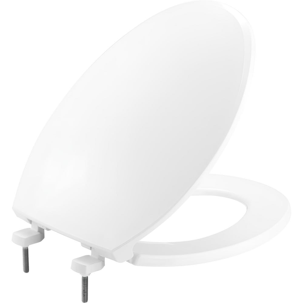 Toilet Seats, Type: Standard, Closed , Style: Elongated , Material: Plastic , Color: White , Outside Width: 14.250in (Inch) MPN:7600T 000