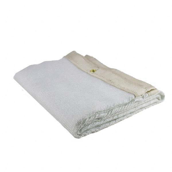 Welding Blankets, Curtains & Rolls, Material: Fiberglass , Width (Feet): 5.00 , Material Weight (oz/sq. yd.): 24 , Color: White , Grommet: Yes  MPN:36146