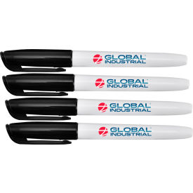 GoVets™ Dry Erase Markers Fine Tip Black 12 Pack 695BKF695