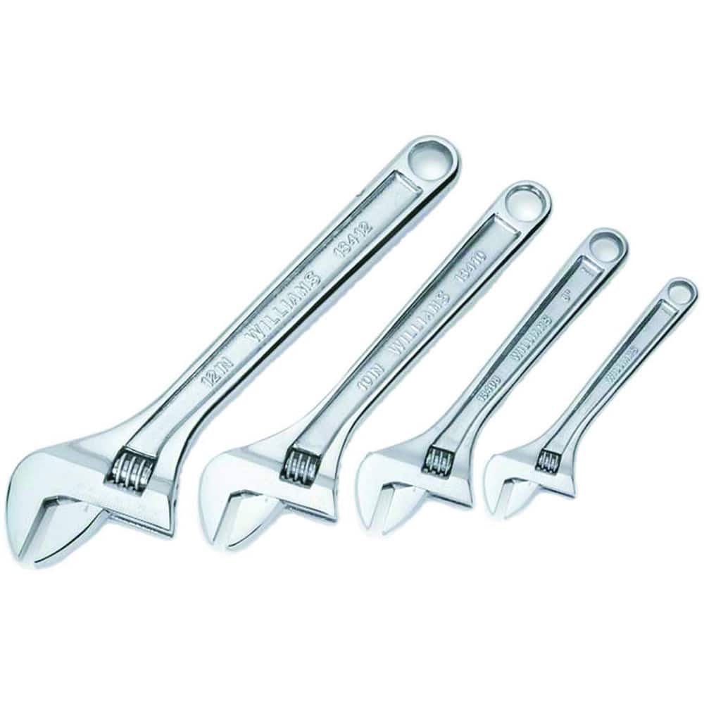 Wrench Sets, System Of Measurement: Inch , Container Type: Cardboard Box , Wrench Size: 6 to 12 in , Material: Chromium-Vanadium Steel , Overall Length: 6, 8 MPN:JHW13342A