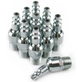 Primefit Industrial M-Style Swivel Steel Plug 1/4
