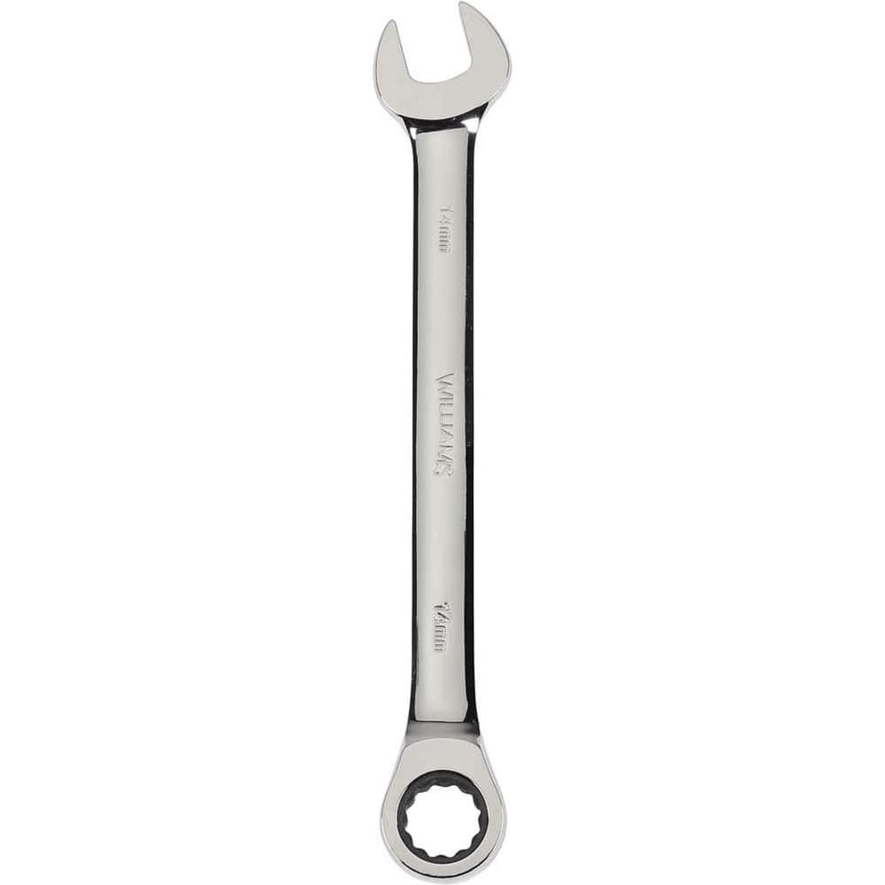 Combination Wrenches, Size (mm): 12 , Type: Combination Ratcheting Wrench , Finish: Polished Chrome , Head Type: Combination , Box End Type: 12-Point  MPN:JHW1212MNRC